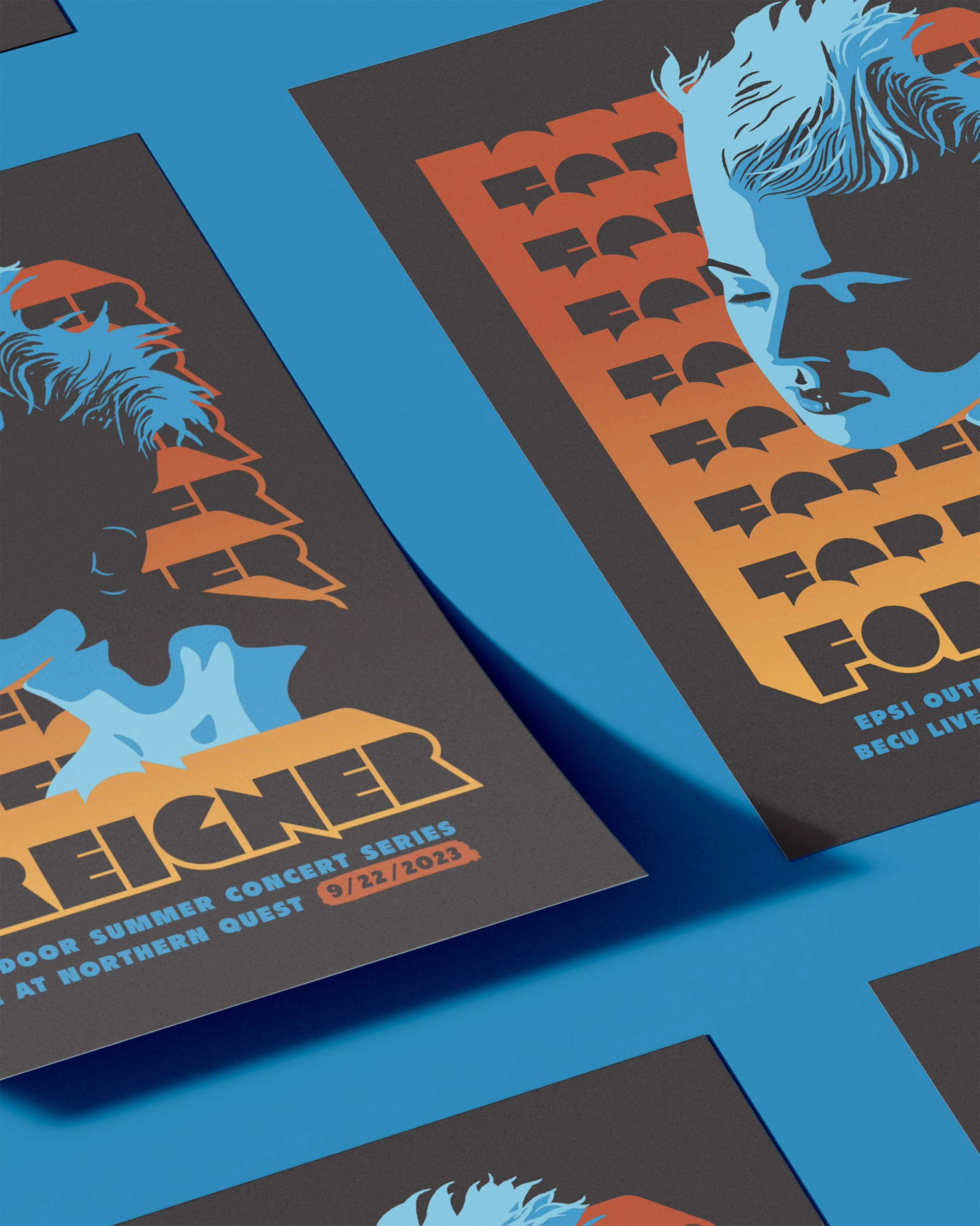 Foreigner - Screen Printed Poster — Landers Design